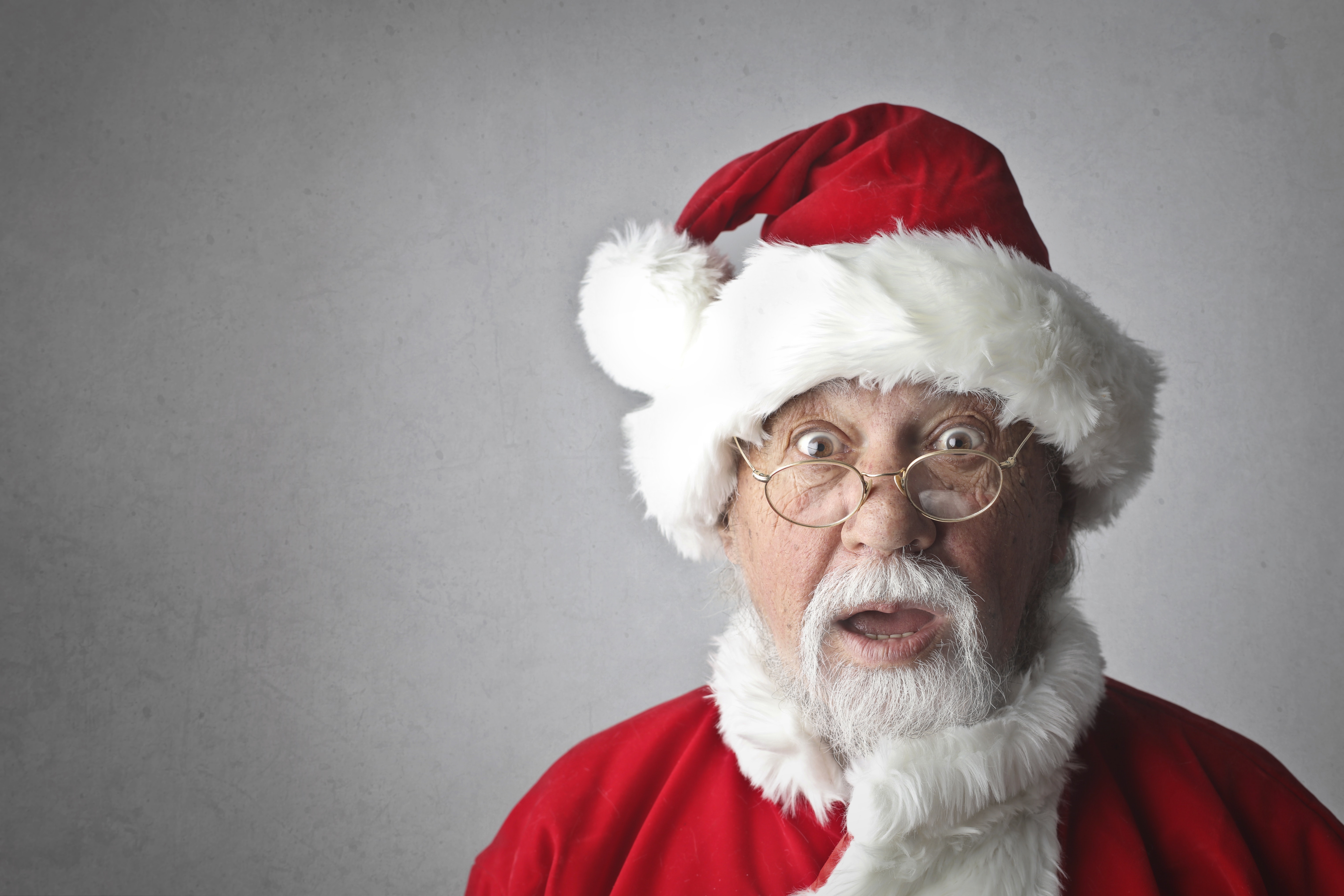 Man in Santa costume